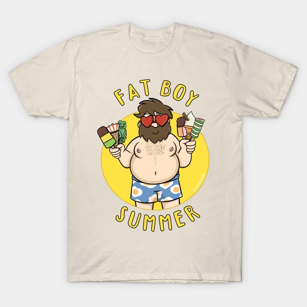 Fat Boy Summer T-Shirt by ScarySpaceman